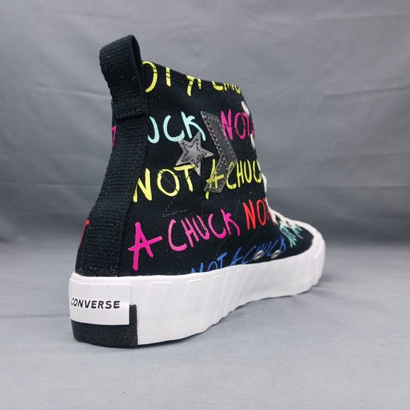 Converse UNTITL3D High Not A Chuck Men's Casual Shoes 173165C Black Sizes 10-12 - Picture 5 of 9